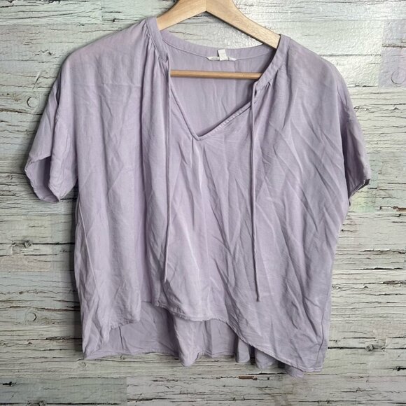 Splendid purple tee shirt top blouse  size medium - Picture 1 of 7